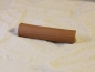 Tonröhre mini braun ca. 7 cm Länge ca. 1,5 cm Durchmesser